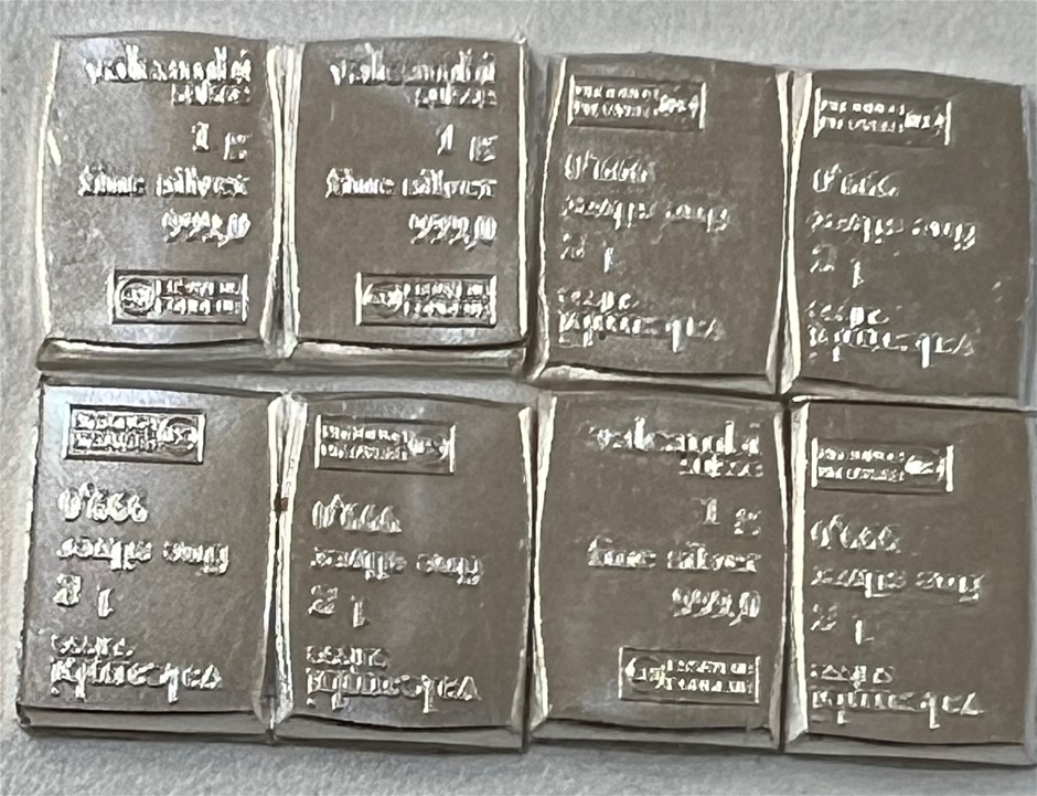 1g Valcumbi Silver bar x 8