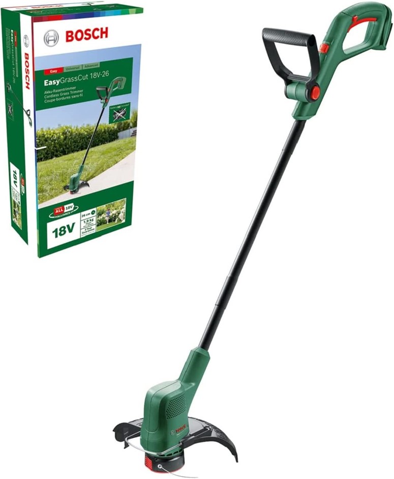 BOSCH 18 V Cordless Lawn Grass Line Trimmer Whipper Snipper, 26cm, Skin Onl