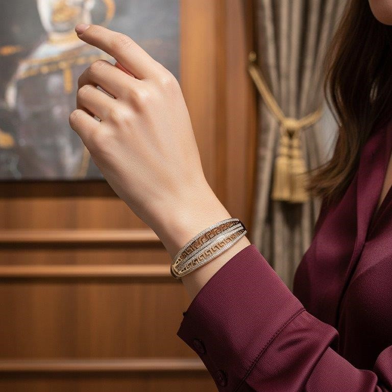 18KGold Filled/Italy Stamped Bangle -59mm