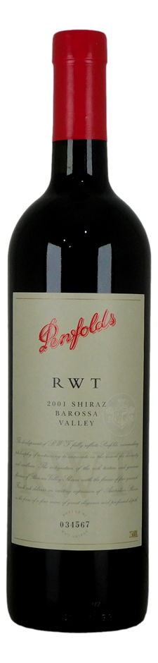 Penfolds RWT Shiraz 2001 (1x 750mL), Barossa.