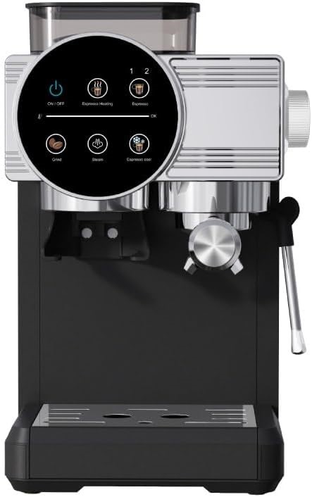 KOGAN Espresso Touch Coffee Machine with Grinder. NB: Used. Important No
