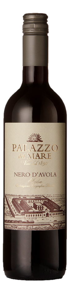 Palazzo Del Mare Nero Davola 2023 (6x 750mL) Italy