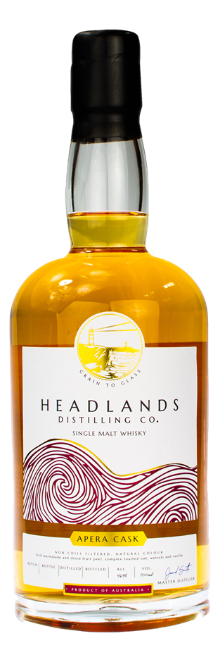 Headlands Single Malt Whisky Apera (1x 700mL) NSW