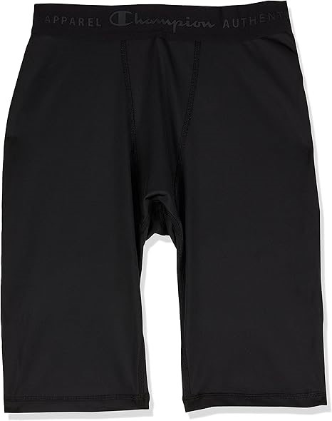 Champion Men's Power Core Long Short, Black, Large