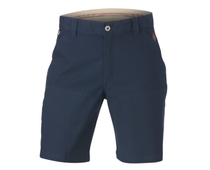 Hammer + Field Workwear Long Length Seam Pocket Stretch Short Navy, Size 30