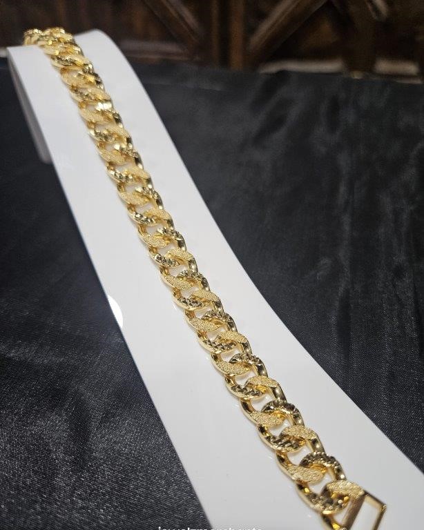 24k Solid Gold Filled bangle -(stamped 24k)