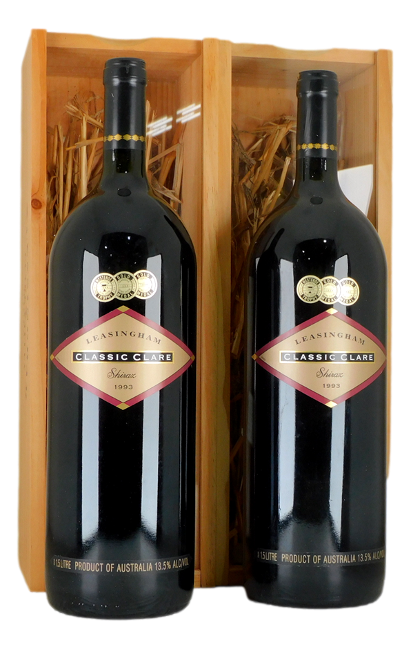 Leasingham Classic Clare Shiraz 1993 (2x 1.5L), SA.