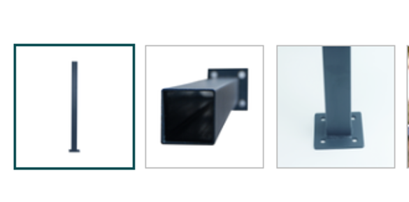 Capped Square Post - Quantity Pack of 18