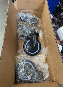 Castor Wheels - Quantity 3 Packs, 4 Castors Per Pack