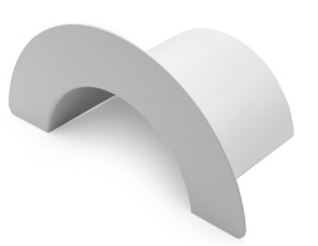 Arch Hose Hanger, White Powder Coated - Qty Pack of 120