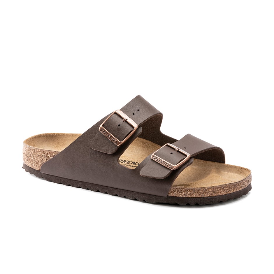 BIRKENSTOCK Arizona BS Sandals, Size 45, Dark Brown. Buyers Note - Discoun