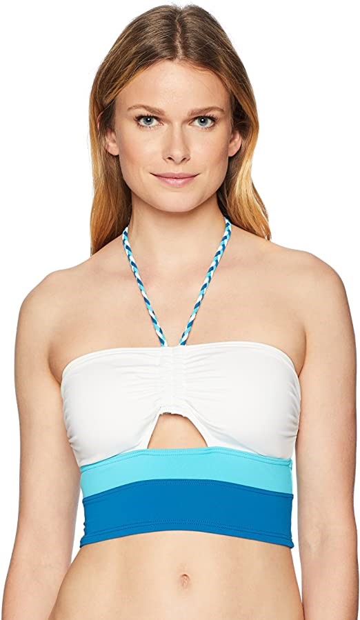 VINCE CAMUTO Womens Bandeau Crop Top, Colour Marine, Size S. Buyers Note -