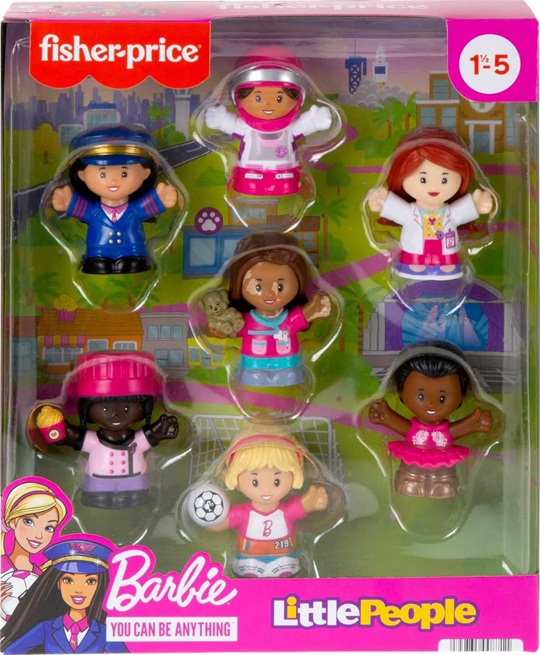 Fisher-Price Little People Barbie Toddler Toys, You Can Be Anything Figure