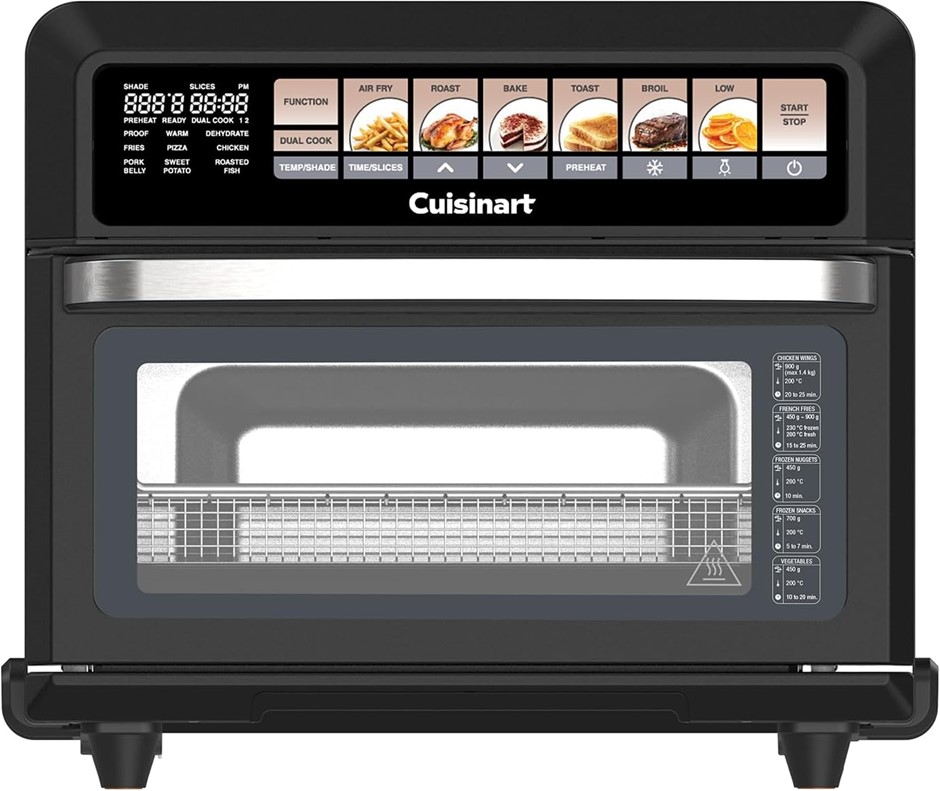 CUSIINART Air Crisp Pro Multi-functional Combi Oven, Matte Black, 39.4x42x3