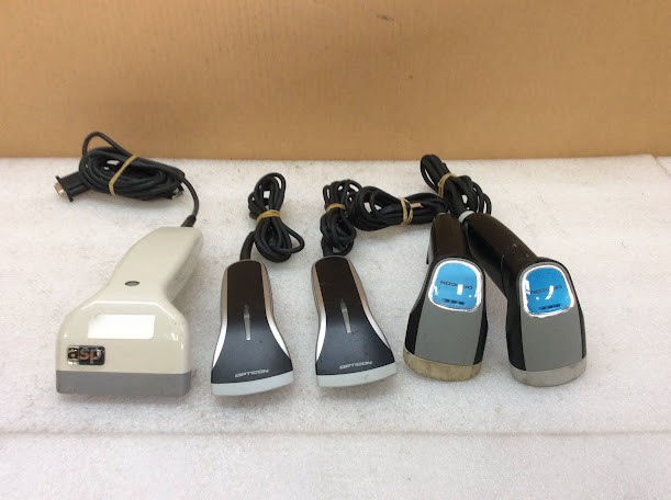 ASP/Opticon Mixed Brand and Model Barcode Scanners (Lot of 5)