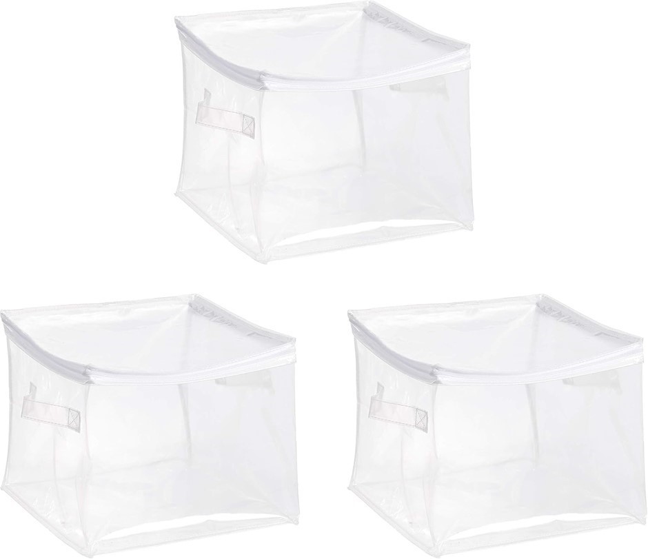 AMAZON BASICS Clear Zippered Organizers, 3-Pack