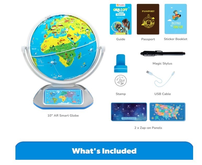 PlayShifu Interactive Globe for Kids – Orboot Earth Explorer: Tech Powered