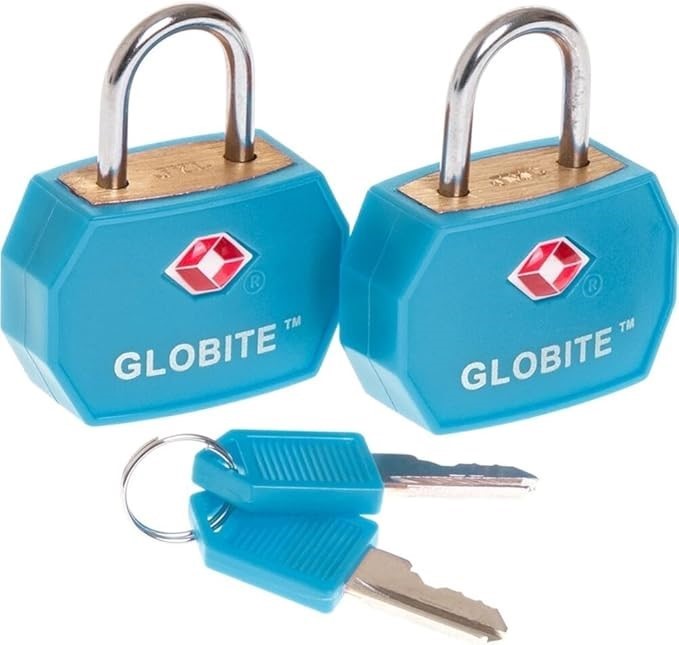 Globite TSA Luggage Locks 2 Pack, Blue