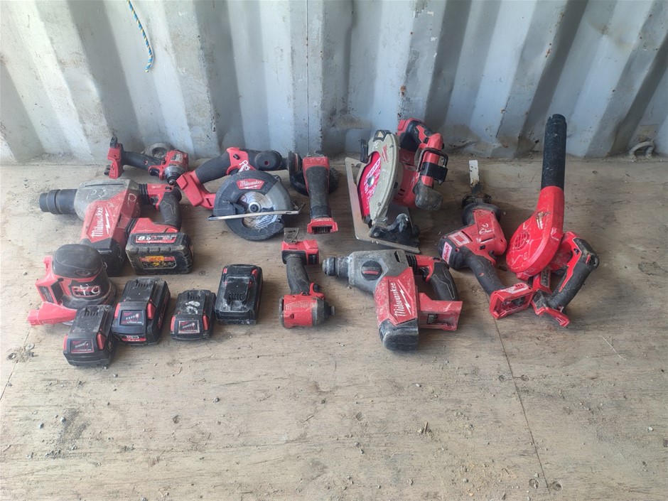 Qty of Milwaukee Battery Tools