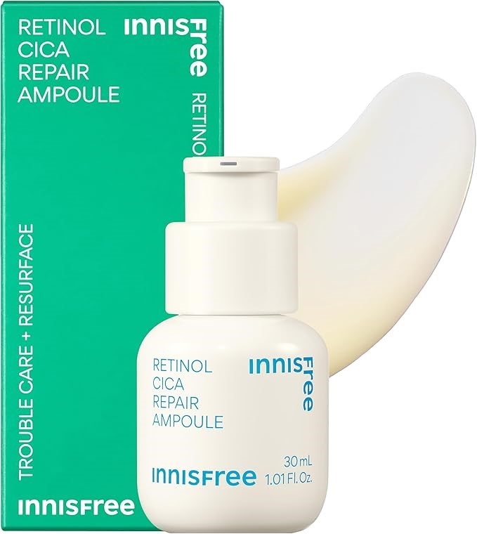 2 x INNISFREE Retinol Cica Repair Ampoule | Trouble Care + Resurface | Mois