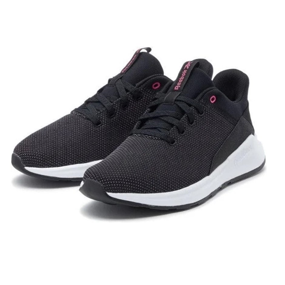 REEBOK Women's Ever Road DMX 2.0 Shoes, Size US7, Black/SesoPink/White, FX2