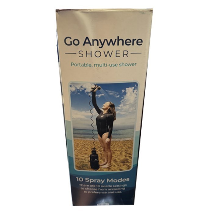 SPIRE Go Anywhere Portable Multi-Use Shower With 10 Spray Modes. N.B: Minor