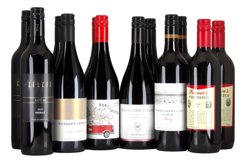 Mixed Aussie Shiraz Pack #2 (12x 750mL)