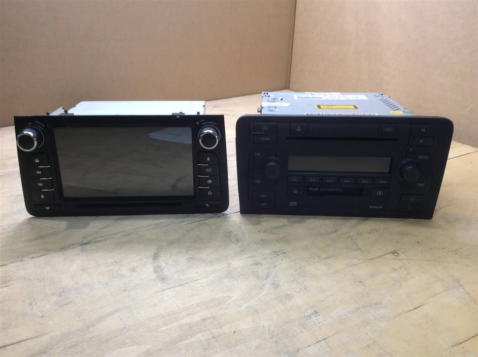 Audi Symphony II Car Radio Head Unit + Unknown Brand Car Multimedia Navigat