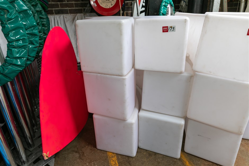 LED Glow 2 Seater Curve Bench