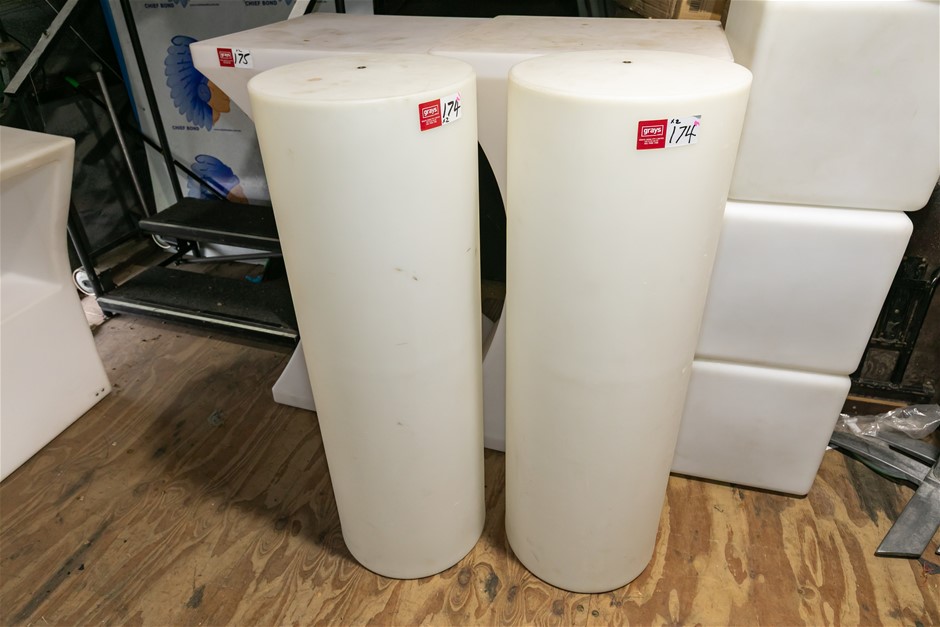 LED Glow Round High Tables