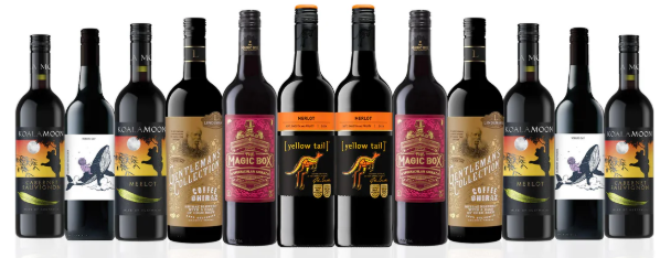 Australian Mixed Red Wine Dozen Featurin