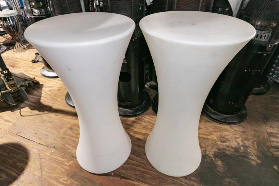 LED Glow Round High Tables