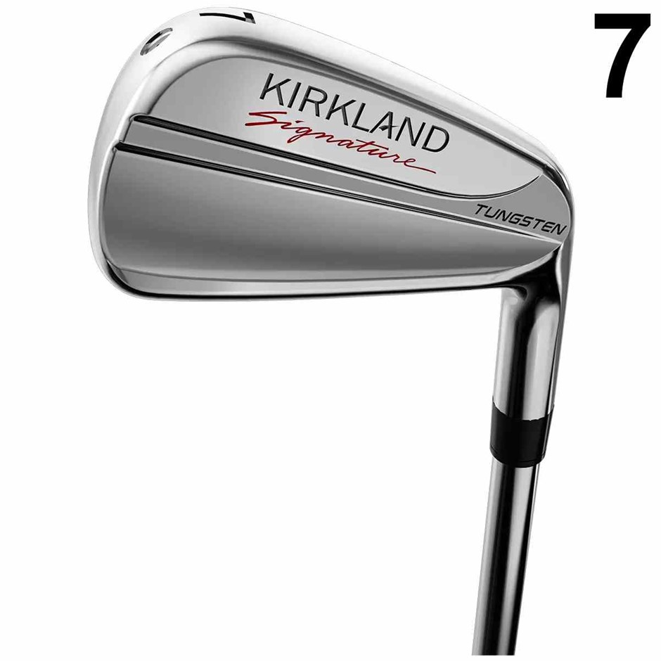 KIRKLAND Signature Golf Iron Stiff Right Flex, No. 7 NB: Minor use