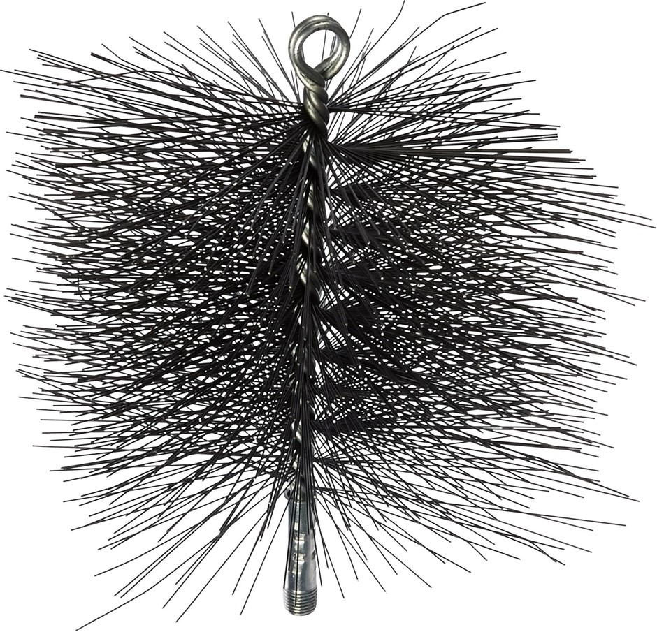 RUTLAND 16507 7-Inch Square Wire Thread Fitting Chimney Sweep, 1/4-Inch Pip