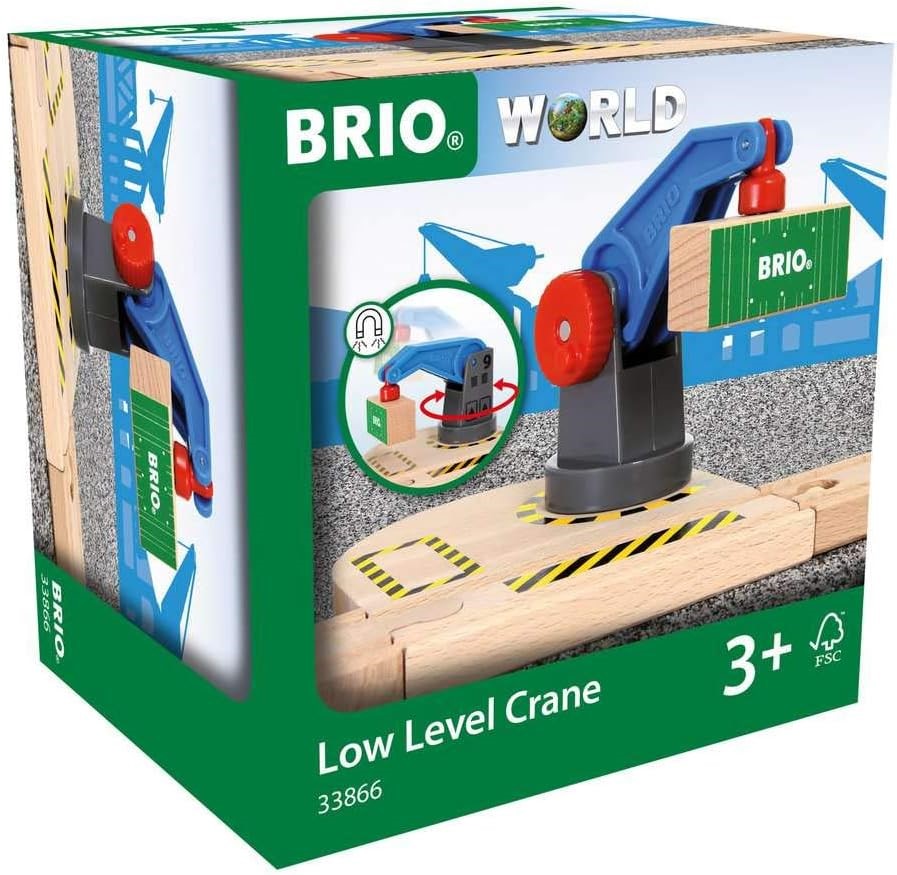 BRIO Low Level Crane 2 Pieces 33866