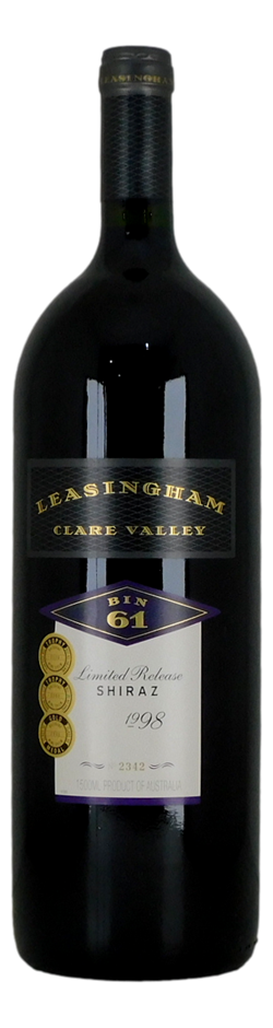 Leasingham Bin 61 Shiraz 1998 (1x 1.5L), Clare Valley
