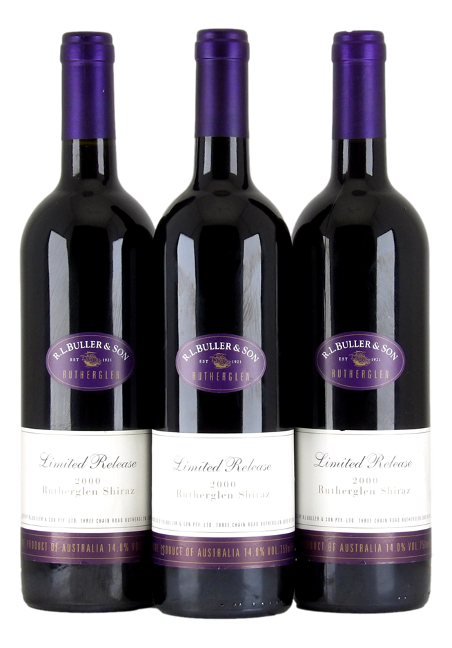 R.L. Buller Rutherglen Shiraz 2000 (3x 750mL)