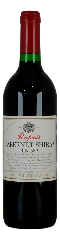 Penfolds Bin 389 Cabernet Shiraz 1997 (1x 750mL ) SA.