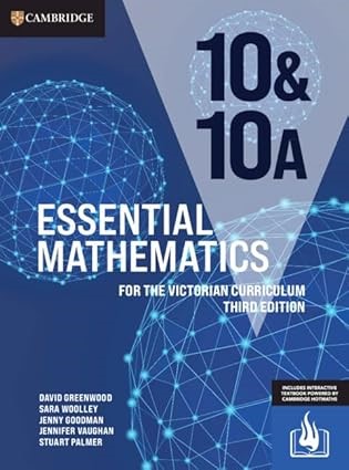 Essential Mathematics for the Victorian Curriculum 10 by David Greenwood, S