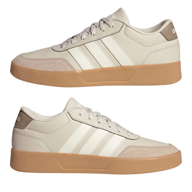 ADIDAS Men's Breaknet 3.0 Shoes, Size US10.5, Grey/Beige, JR3557. NB: minor