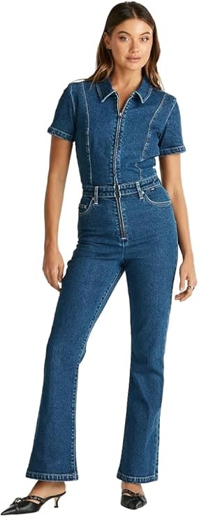 Lee Women's Rhianna Boilersuit, French Blue, 16