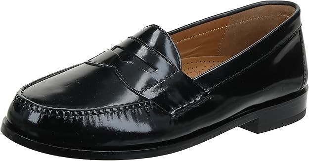 COLE HAAN Men's Pinch Penny Shoes, Size US 16D (EU49), Black/Leather.