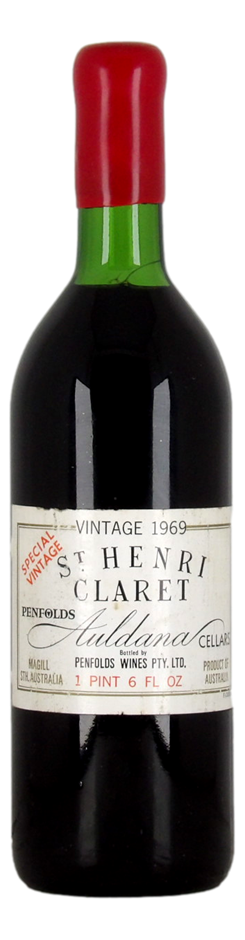 Penfolds St Henri Claret 1969 (1x 1 Pint 6 FL OZ), SA.
