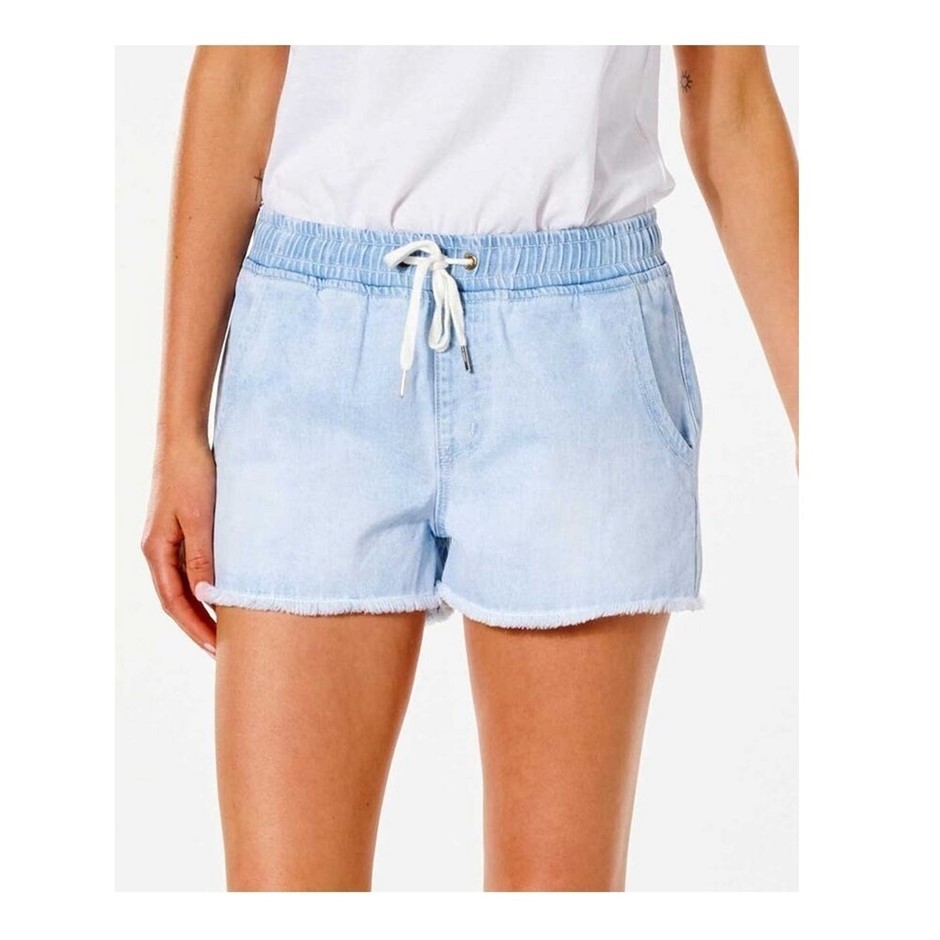 RIP CURL Women's Tara Shorts - Blue Ice, Size 2XS. RRP: $79.99.  Buyers Not