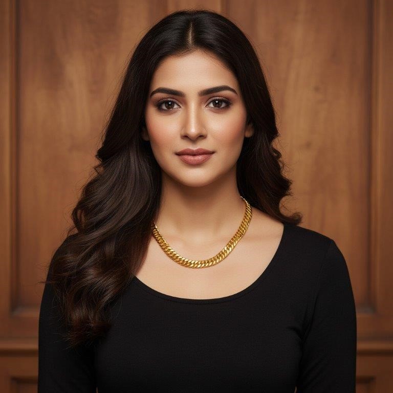 18k Italy Stamped Solid Yellow Gold Filled Chain-Quality Guarantee-50cm