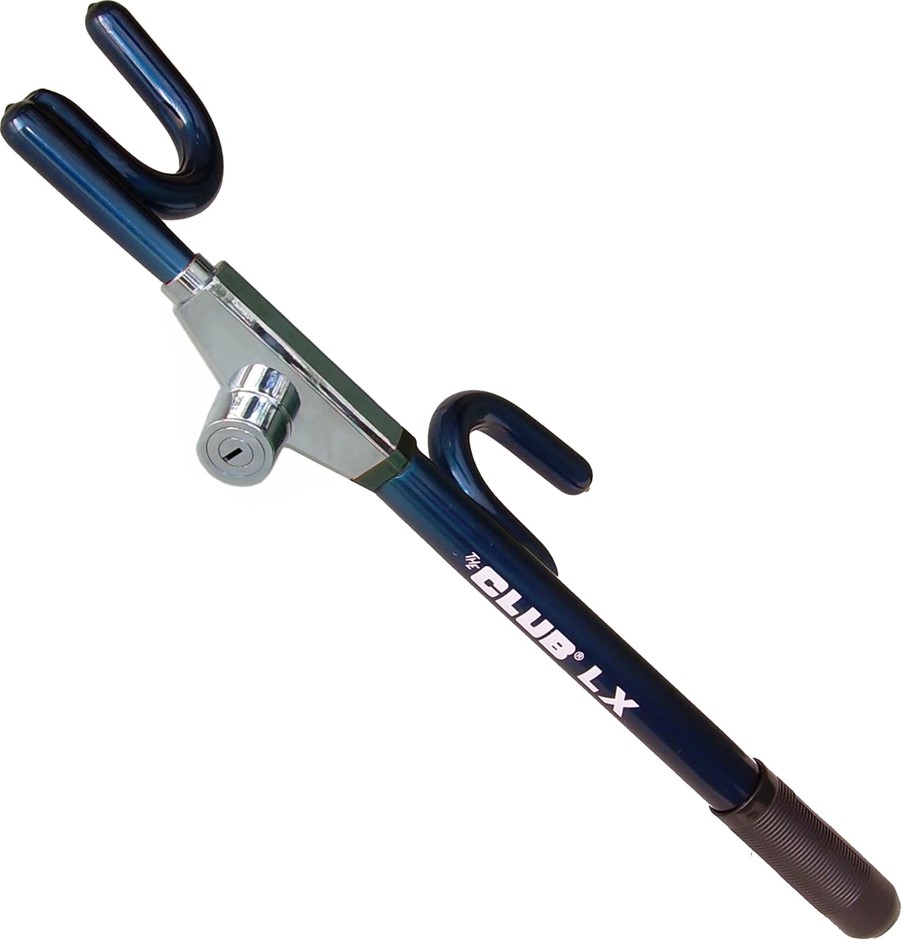 THE CLUB 1102 LX Series Steering Wheel Lock, Blue.