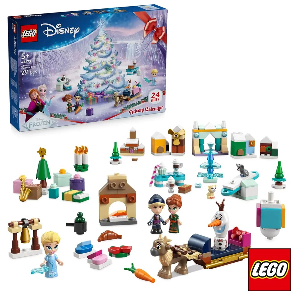 LEGO Disney Frozen Advent Calendar 2025, 43273. NB: Damaged packaging.