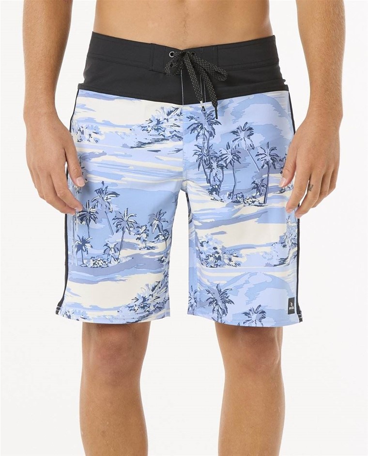 RIP CURL Men's Mirage Barrel Killa Boardshorts, Size 32, Ice Blue (3807). R