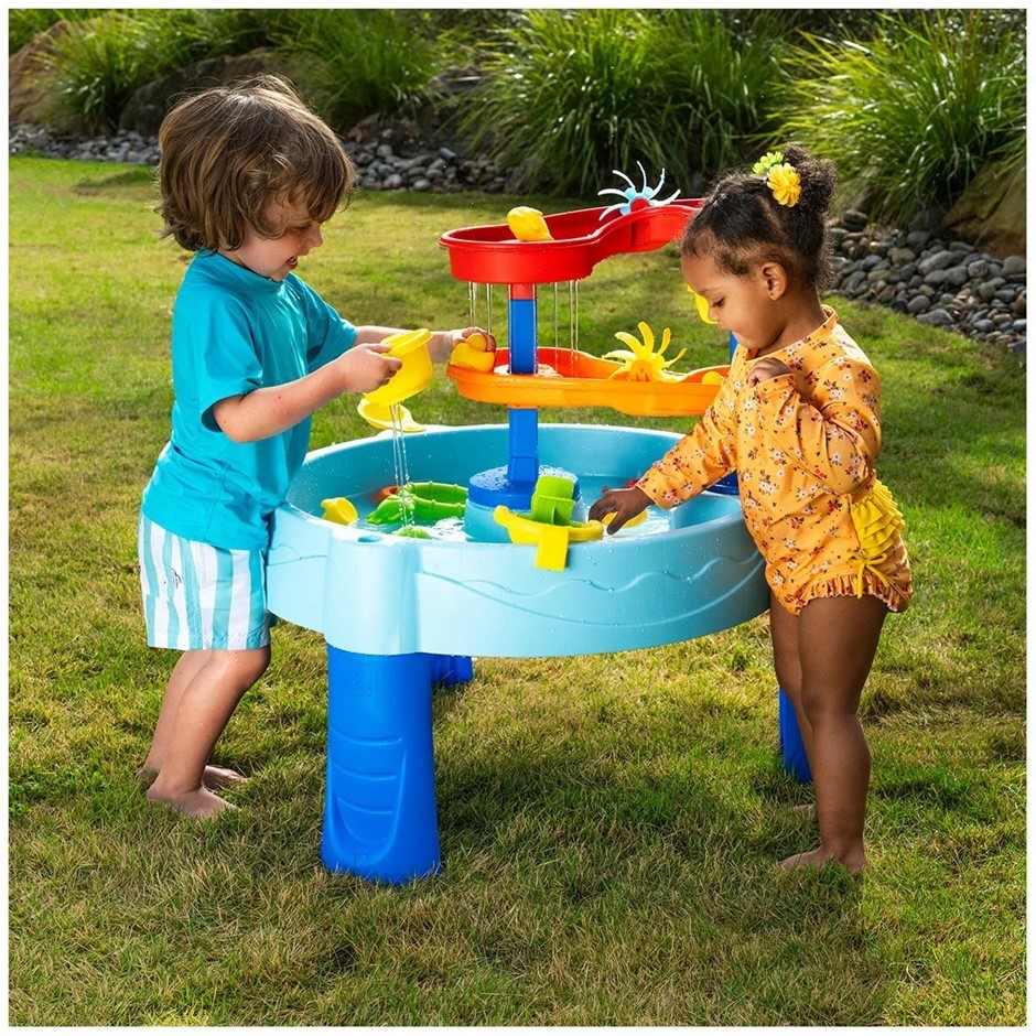 STEP2 Double Cascading Rapids Water Table NB: Minor use, damaged packaging,