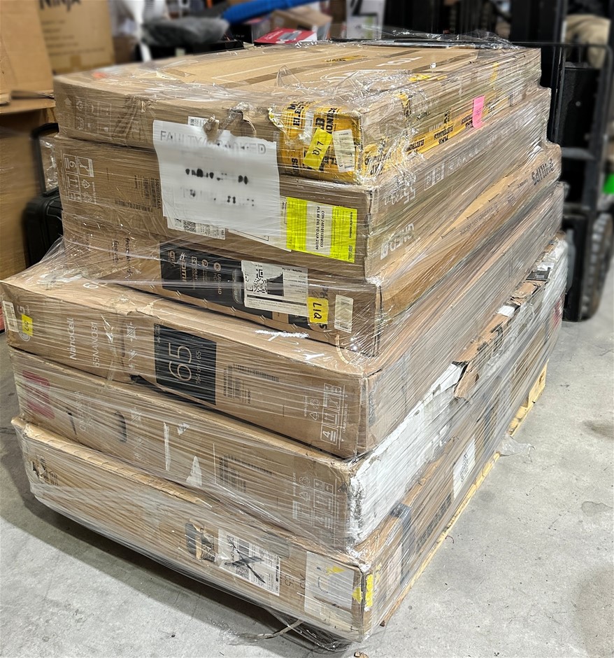 6 x Smart TVs (WORTH $8K) containing: LG 55" & 65" QNED81A TVs, LG 65" TV,
